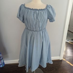 Lane Bryant Blue Midi Dress